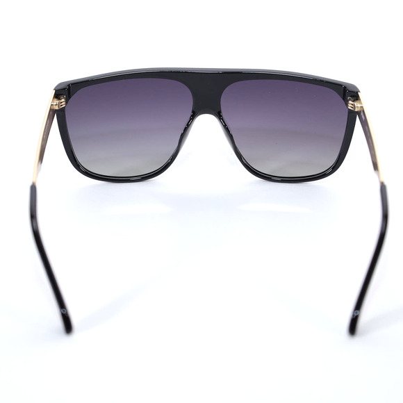 Quay Australia NO CURFEW Shield Sunglasses - Black/Smoke Polarized - NWT - Picture 10 of 12